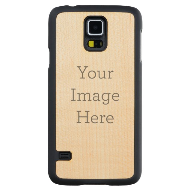 Coque en bois pourSamsung Galaxy S5 Érable mince (Dos)