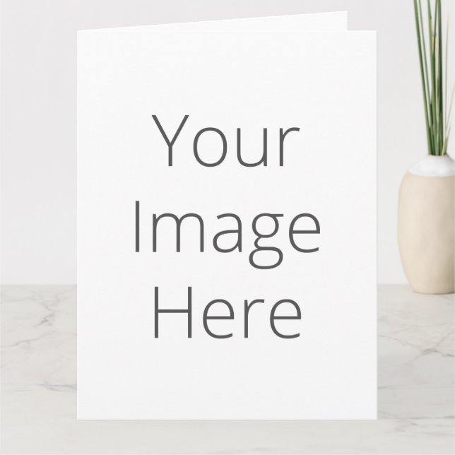 Créez votre propre grande carte de voeux personnal (Devant)