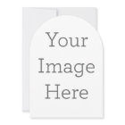 Créez votre propre invitation arquée de 13 x 18 cm