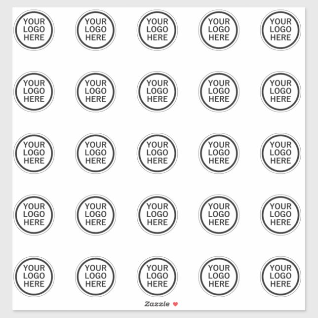 Créez votre propre logo d'entreprise Sticker Kiss- (Feuille)