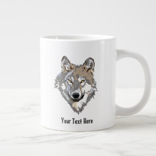 Créez votre propre loup gris Spécial Café Mug