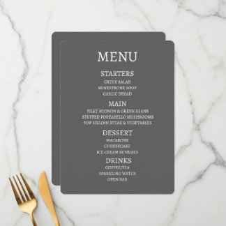 Créez Votre Propre Menu Personnalisé