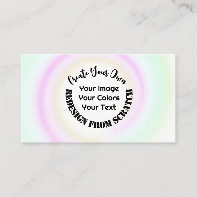 Créez Votre Propre Modèle (Devant)