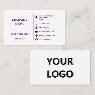 Créez votre propre modèle de carte de visite promo