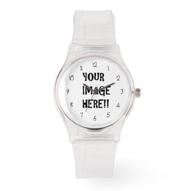 Créez votre propre Montre de Silicon rose Sporty p (Recto)