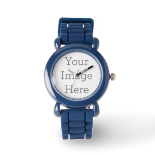 Créez votre propre montre en silicone bleu pour en