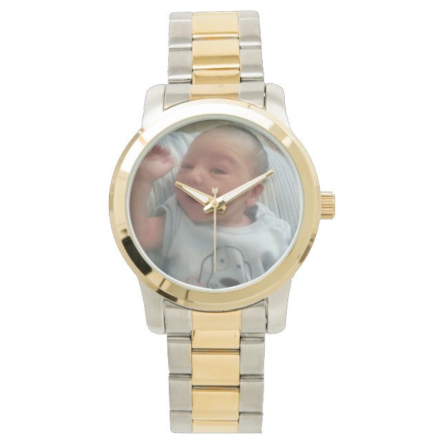 Créez votre propre montre personnalisée à deux ton (devant)