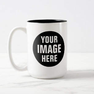 Créez Votre Propre Mug Café 15oz Deux Tons