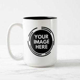 Créez Votre Propre Mug Café 15oz Deux Tons