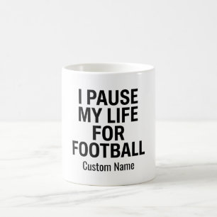 Créez Votre Propre Mug de Football Je Mets Ma Vi