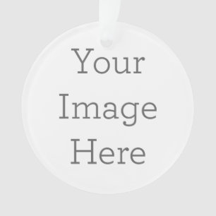 Créez votre propre ornement d'acrylique de cercle