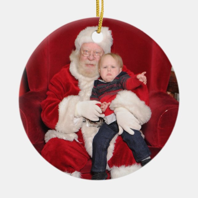 Créez votre propre ornement de Noël personnalisé (Devant)