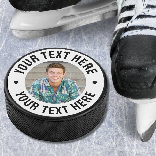 Créez votre propre photo (Create your Own Photo Hockey Puck)
