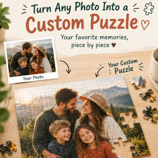 Créez Votre Propre Puzzle de Photo de Famille Pers