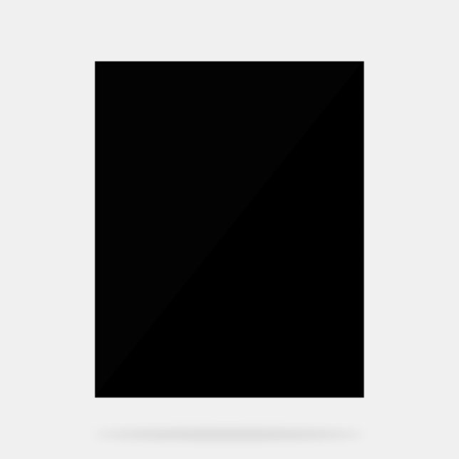 Créez votre propre signature acrylique noire (Recto)