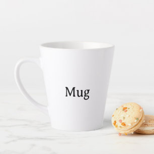 Créez Votre Propre Simple Mug à Latte Personnalisé