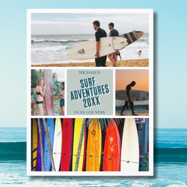 Créez votre propre surf surf été photo Carte posta (Créateur téléchargé)
