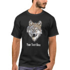 Créez votre propre T-shirt Loup gris