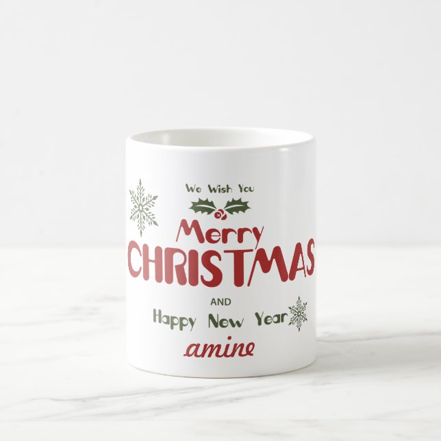 Créez votre propre tasse de Noël de famille de Noë (Centre)