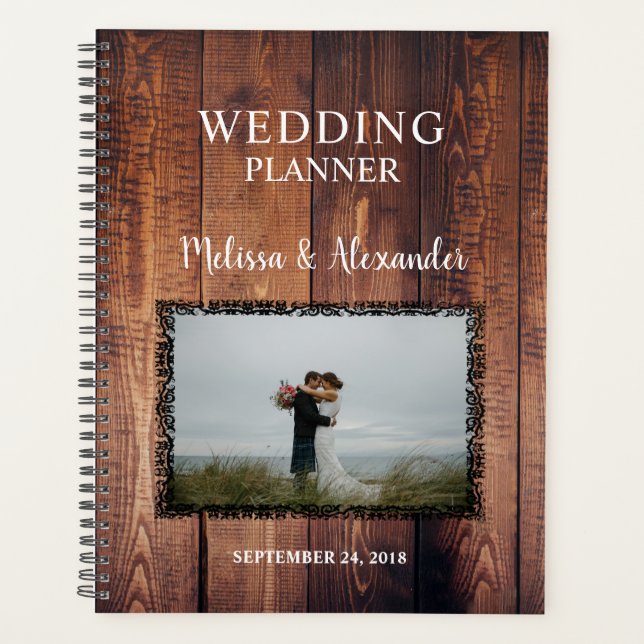 Créez votre propre Wedding planner photo en bois r (Devant)