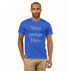Créez votre T-shirt foncé à manches courtes hommes