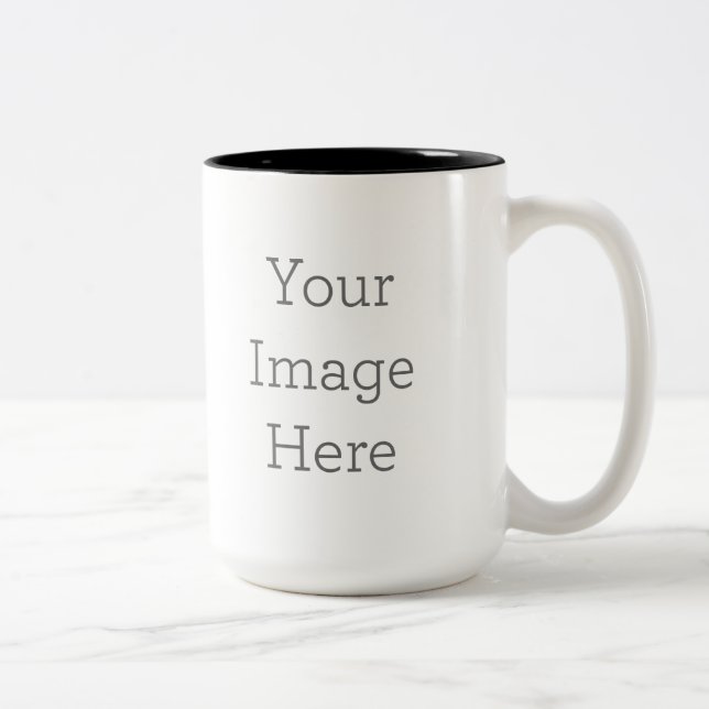 Tasse à deux couleurs, 15 oz (Droit)