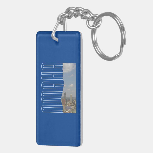Creighton Omaha  Keychain (Back Right)