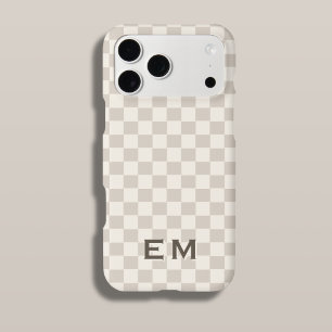 Crème Beige Damier Monogramme Uni Alterné