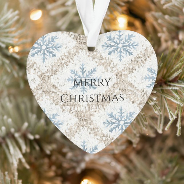 Crème bleue Snowflakes Noël (Arbre)