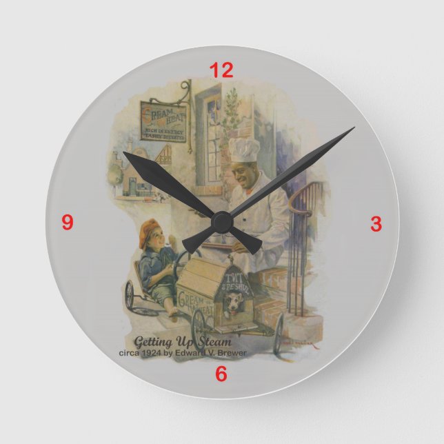 Crème de blé Publicité Horloge d'art #24 (Recto)