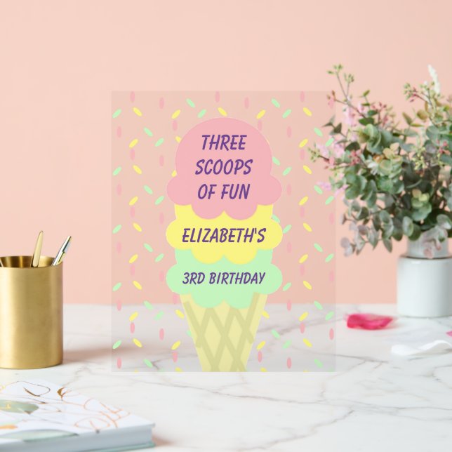 Crème de glace 3e anniversaire (Mariage)