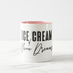 Crème de glace et Neon Dreams Mug