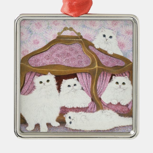 Creme de la creme metal ornament (Front)