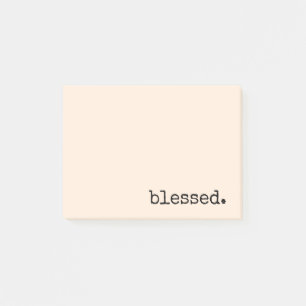 crème de la typographie bénie post-it notes