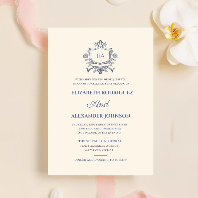creme digital mariage invitations uk modèle (Créateur téléchargé)