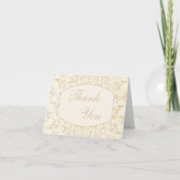 Crème florale de damassé et Merci beige