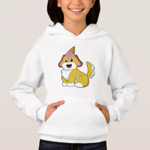 Crème glacée Chien avec gaufre