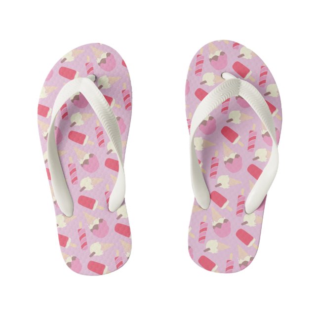 Crème glacée et lollies tongs motifs (Semelle)