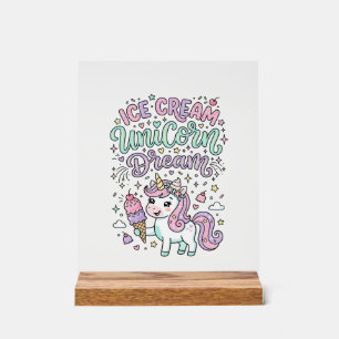 Crème Glacée Licorne Rêve de Licorne Produit Paste