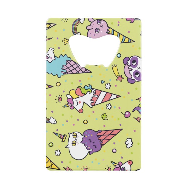 Crème glacée Pop Cute : Motif animal (Devant)