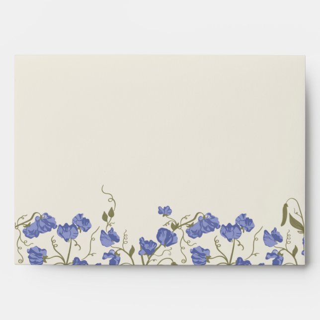 Crème Mariage Enveloppe de pois doux (Devant)