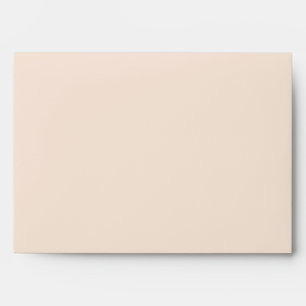 Crème personnalisable vide et enveloppe beige