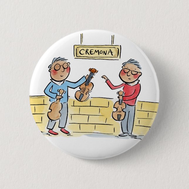 Cremona 2 Inch Round Button (Front)