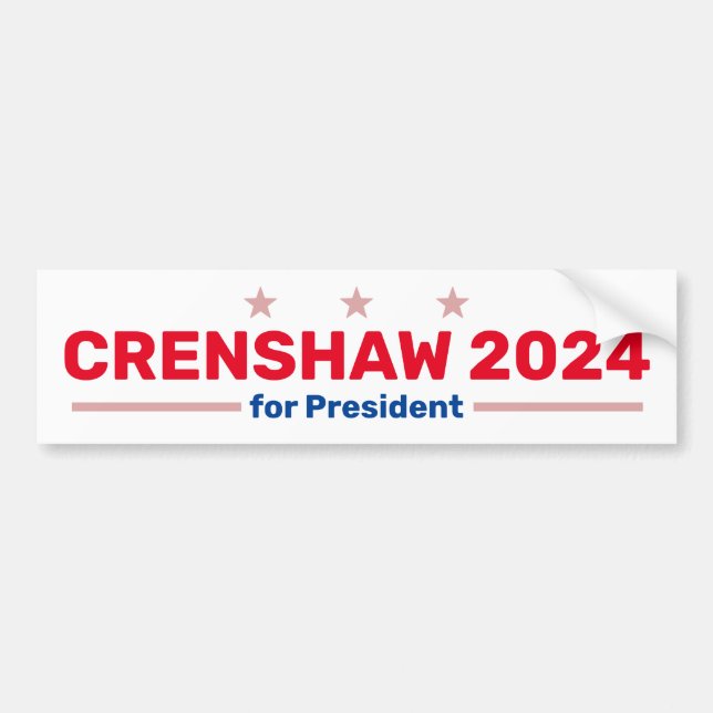 Crenshaw autocollant pare-chocs 2024 (Devant)