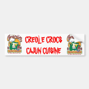 CREOLE-CROC BUMPER STICKER
