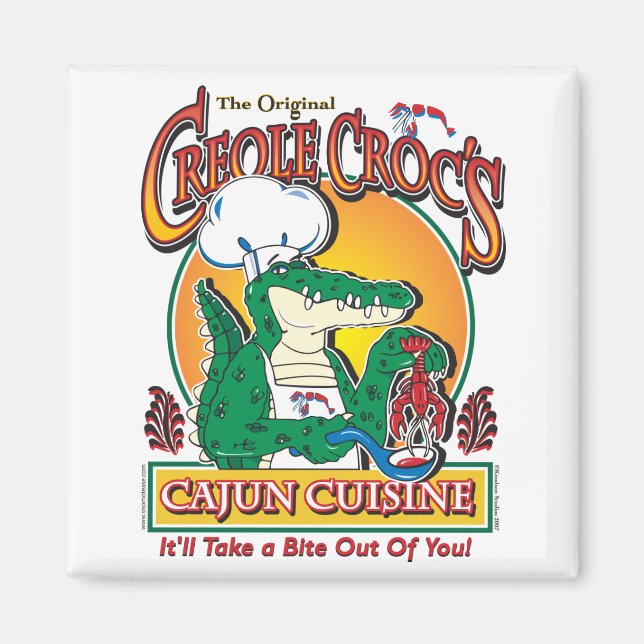 CREOLE-CROC MAGNET (Front)