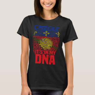 Creole It's In My DNA Guadeloupe Afro Pride Guadel T-Shirt