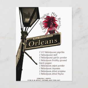 Creole Spice Mix Recipe   Postcard