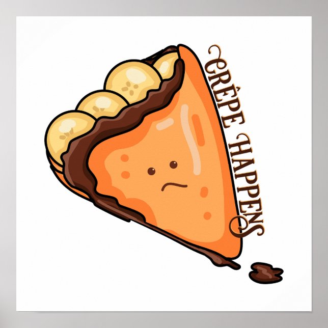 Crêpe Happens Food Poster (Front)