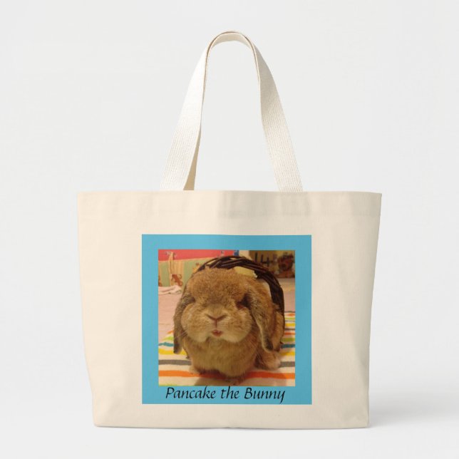 Crêpe le sac d'épicerie de lapin (Devant)